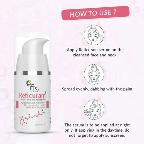 Fixderma Skincare Reticuram Serum | Anti Aging Serum